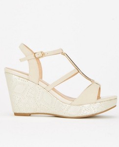 cream wedge sandals
