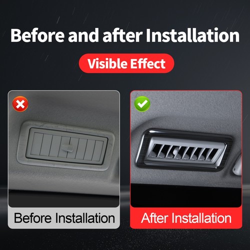 Para 2024 2025 Toyota Land Cruiser Prado 250 LC250 Accesorios Marco de ventilación de techo - Imagen 3 de 7