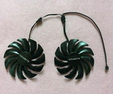 Pair Fans Cooler Fan For GIGABYTE GTX 1050 1060 1070 1080 Ti PLD09210S12HH 85mm