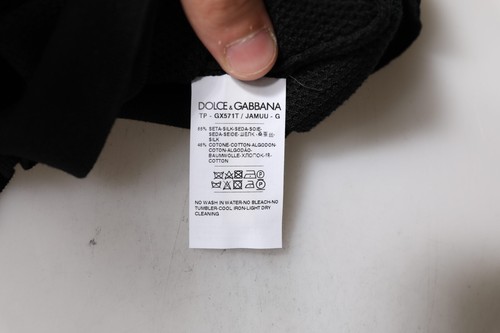 DOLCE & GABBANA Sweater Black Long Sleeve Crew Neck Pullover IT46/US36/S 1320usd - Picture 6 of 7