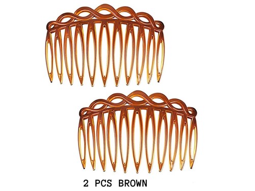 NEW 2 and 4 Pack Plain Side Hair Combs Slides Grips Hair Accessories, Hair do UK - Picture 2 of 14