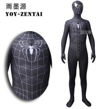 The Amazing 3 Spiderman Black Venom Costume Customized High Quality Zentai Suit
