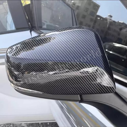 For Toyota Grand Highlander 2024 2025 Rearview Mirror Cover Trim Carbon Fiber - Imagen 7 de 9