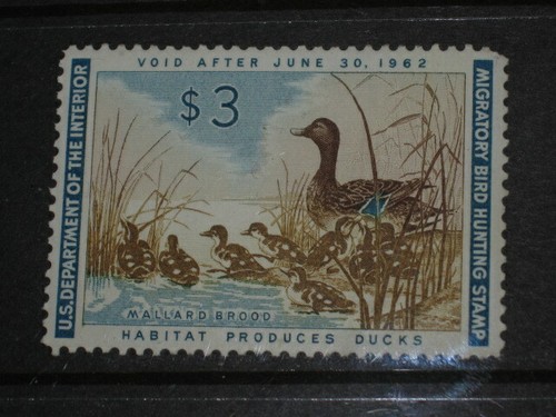 - #RW28 1961 - US Bund Entenmarke - postfrisch H