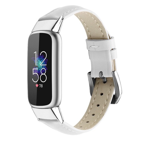 Cinturino di ricambio per orologio in vera pelle per bracciale Fitbit Luxe loop - Foto 3 di 32