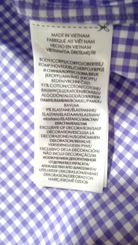 Polo Ralph Lauren Mens Shirt Classic Fit Button-Down XL Purple Checker 17 1/2 - Picture 5 of 6