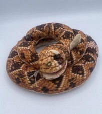 Folkmanis Rattlesnake w/Rattle Sound Finger Hand Puppet Coiled Up Soft