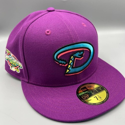 Arizona Diamondbacks Mütze Herren 7 1/8 lila blau 59Fifty New Era Fitted Cap - Bild 1 von 8