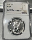 1964 Kennedy Half Dollar NGC PF67