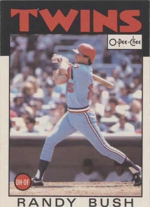 1986 O-Pee-Chee - Randy Bush #214 - 1 of 1