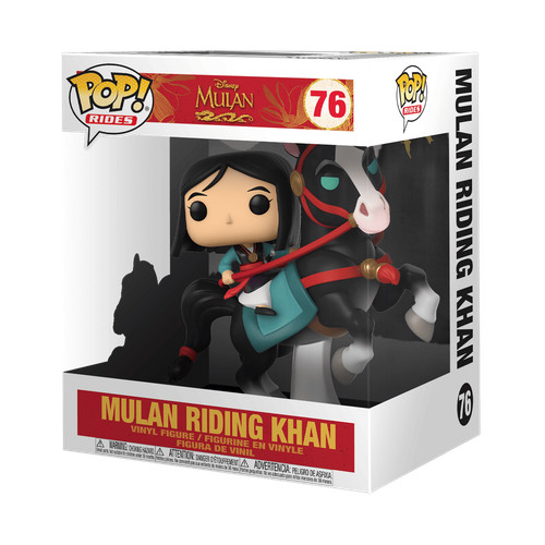 Funko Pop! Rides: Disney - Mulan Riding Khan (6 pulgadas) #76 - Imagen 1 de 1
