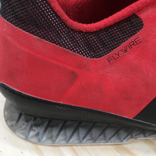 Nike Shoes Mens 10 Romaleos 3 Weightlifting Sneakers Red Lace Up Comfort Low Top - Picture 3 of 16