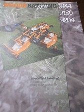 Woods 9144, 9180, 9204 Batwing Turf Mower Sales Brochure 1994