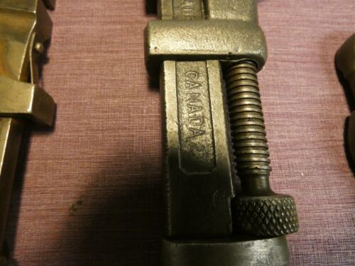 7 VINTAGE TOOLKIT ADJUSTABLE SPANNERS WRENCH STEAM AUTOJUMBLE STALL AUTOMOBILIA - Foto 4 di 8