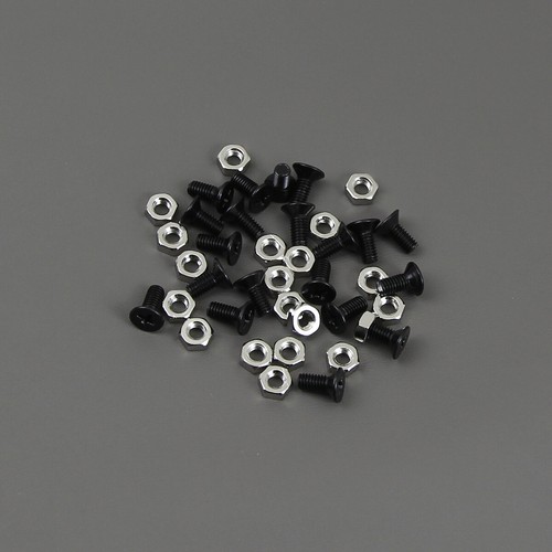 Nuevo100x LP Golpeador Soporte Tornillos 4x9.5mm y Tuercas, Opción Cromo/Negro/Dorado - Imagen 11 de 15