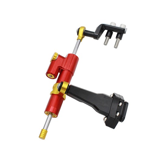 Red Directional Damper Stabilizer Steering Damper for CF-MOTO 450SR 2022+ - Picture 6 of 7