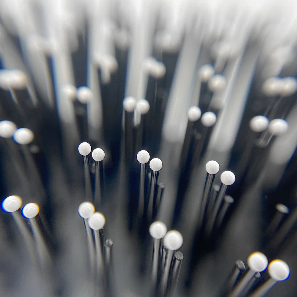 Cepillo Phillips Light Touch 8 Nylon Peinado Cepillo Negro Mango Rectangular Foto 3 de 4