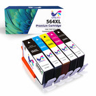 5 Premium 564XL Ink Cartridge for HP Photosmart 7510 7520 7525 Deskjet 3520 3522