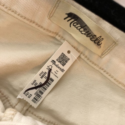 Jean Madewell para mujer The Perfect Vintage pierna ancha elástico blanco 32 - Imagen 7 de 8