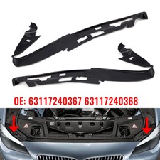 1Paar Links+Rechts Scheinwerfer Dichtung Schwarz Für 10-14 BMW 5er F10