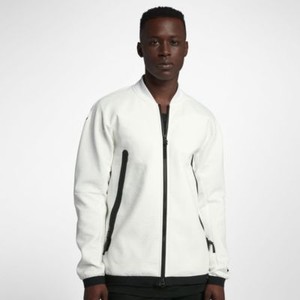 nike woven jacket white