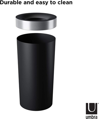 Umbra Vento Open Top 16.5-Gallon Kitchen Trash Large, Garbage Can for Indoor, Ou - Picture 5 of 6