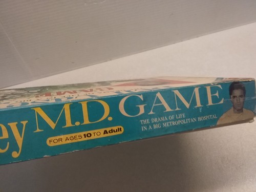 VTG 1961 Ben Casey M.D. Board Game ABC TV Series Transogram USA #3828 Vincent Ed - Picture 13 of 24