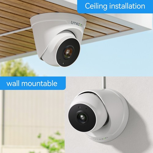 TMEZON 4PCS 1080P Dome CCTV Security Camera Outdoor Home 100ft IR Night View - Picture 6 of 12