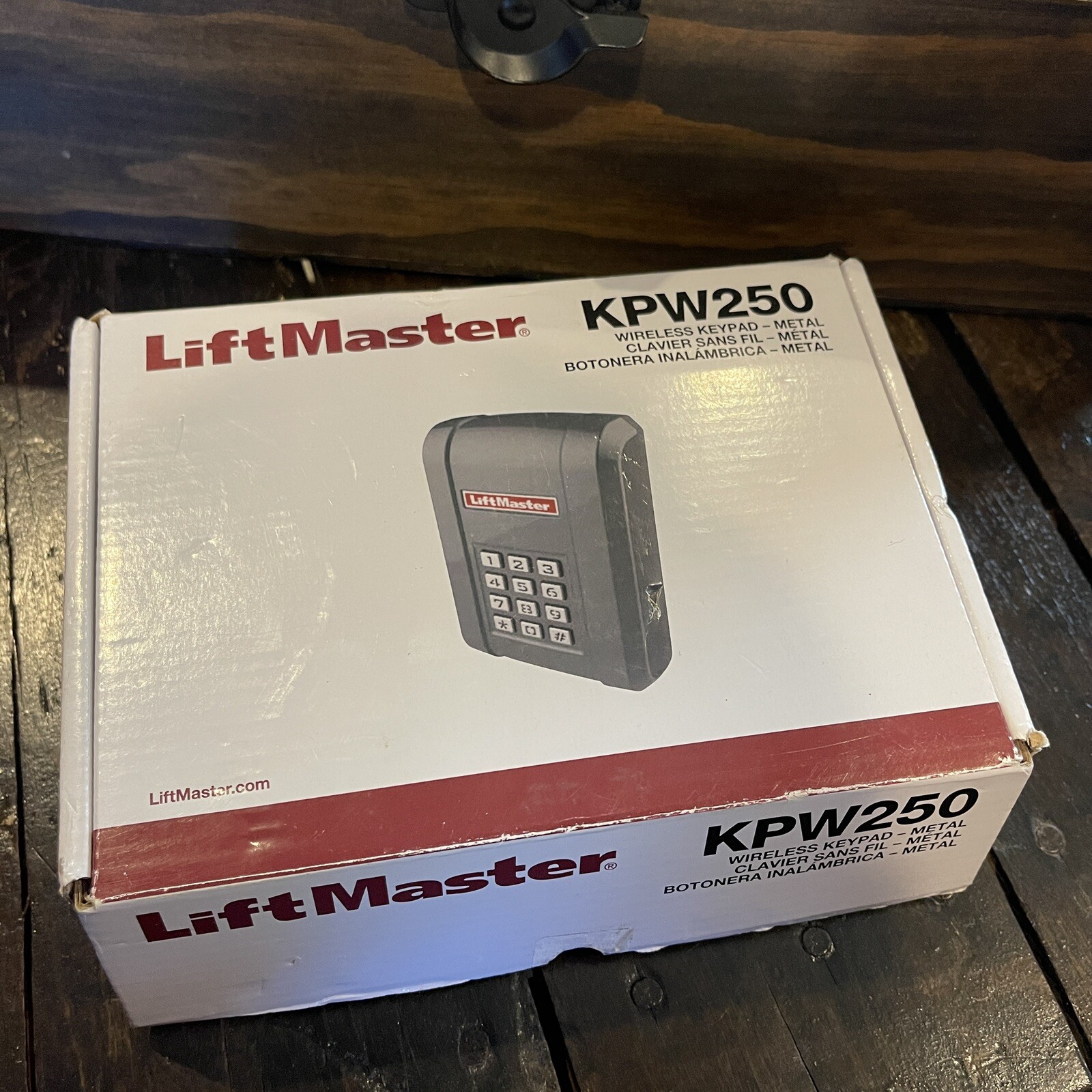 Liftmaster KPW250 250 Code Wireless Commercial Keypad LED Backlight