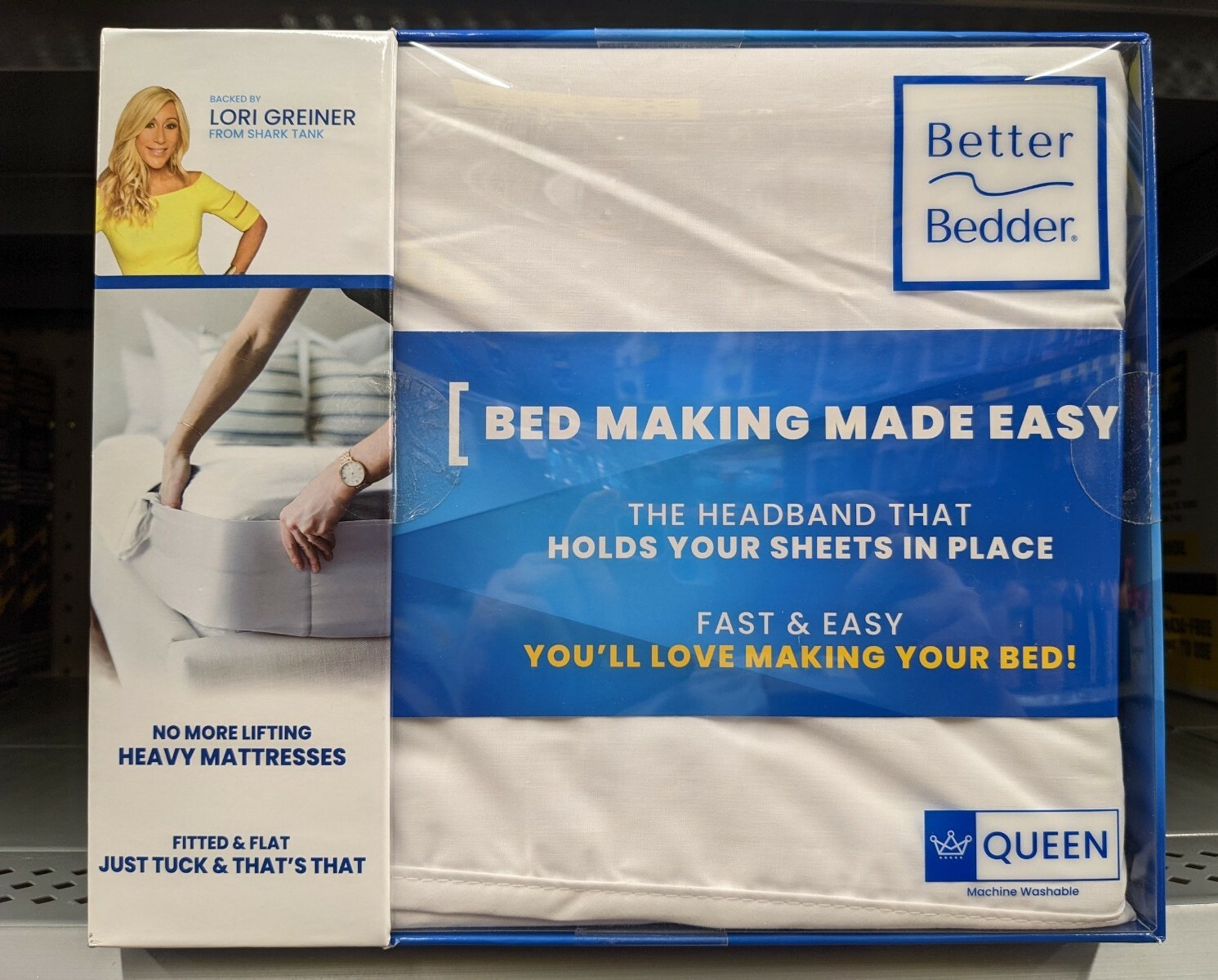 Queen Better Bedder Bed Maker Sheet Fastener Holder Headband Washable