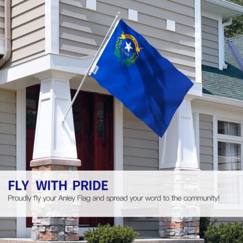 Anley Fly Breeze 3x5 Fuß Nevada Staatsflagge - Nevada NV Flaggen Polyester 3 x 5 Fuß - Bild 2 von 6