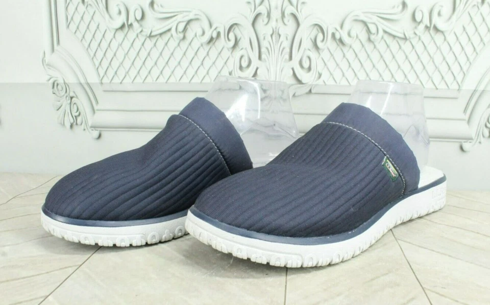 Zapatillas de interior LL Bean para mujer azules de nailon sin cordones con rasguños de luz de aire talla 8 M Foto 2 de 4