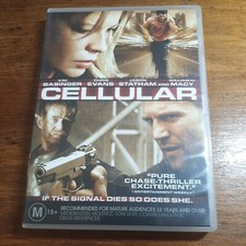 Cellular DVD R4 FREE POST 	Kim Basinger, Jason Statham, Chris Evans