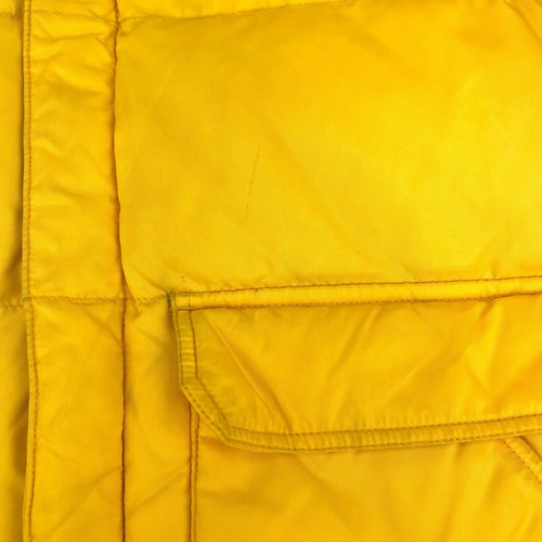 Chocoolate Women's Puffer Down Insulated Hooded Long Yellow Jacket Size Small - Picture 5 of 24