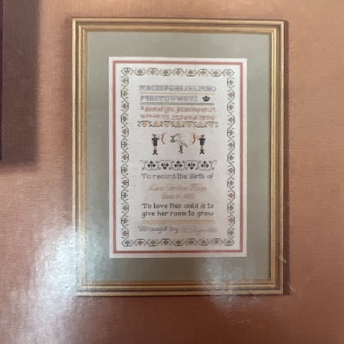 Folleto clásico del siglo XVIII muestrador gráfico aguja artes patrón gráfico 1981 - Imagen 5 de 6