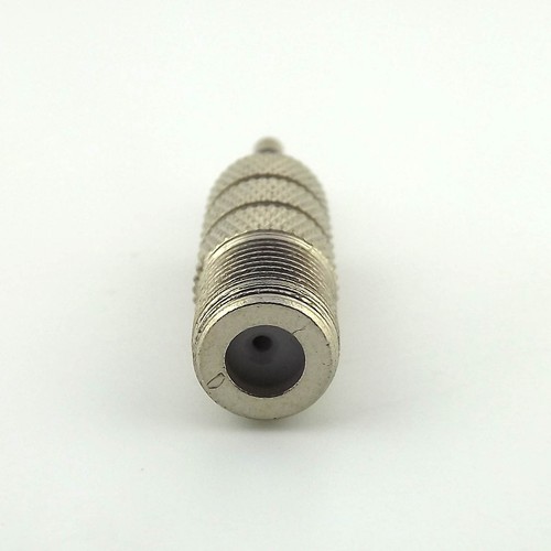 1pcs F Female Jack To 3.5mm 1/8" Male Plug Mono Coaxial Audio Adapter Converter - Picture 4 of 6