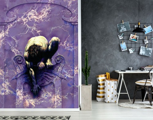 3D Lila Textur ZHUB068 Tapete Wandbild Selbstklebend Ciruelo Zoe - Bild 1 von 11