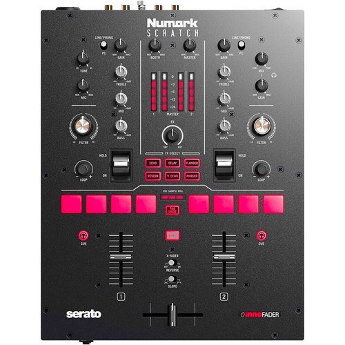 Numark Scratch DJ Battle Mixer Two-Channel Pro - FX Pads + Serato DVS License - Picture 2 of 8