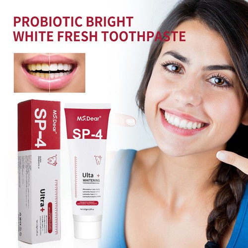 US SP-4 Probiotic Toothpaste, Sip-4 Toothpaste Ultra Whitening, Shark Probiotics - Picture 7 of 20