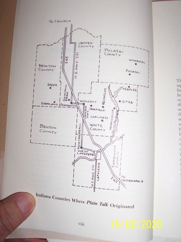INDIANA INTEREST "PLAIN TALK" Edited by Carol Burke -Purdue University Press '83 - Picture 4 of 11