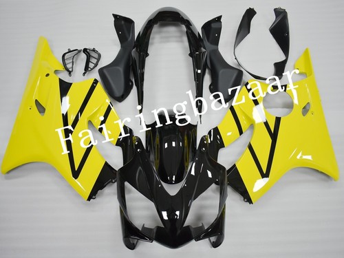 Fit for 2004-07 CBR600 F4i Gloss Yellow Black ABS Plastic Injection Fairing Kit - Bild 1 von 6