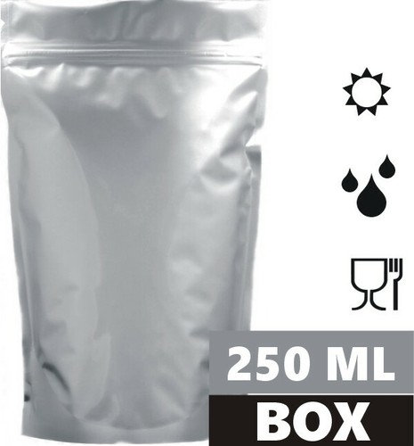  ZIP GRIP ALUMINIUMBEUTEL DOYPACK HEISSSIEGEL BEUTEL FOLIE LEBENSMITTELECHT NEU WIEDERVERSCHLIESSBAR - Bild 12 von 33