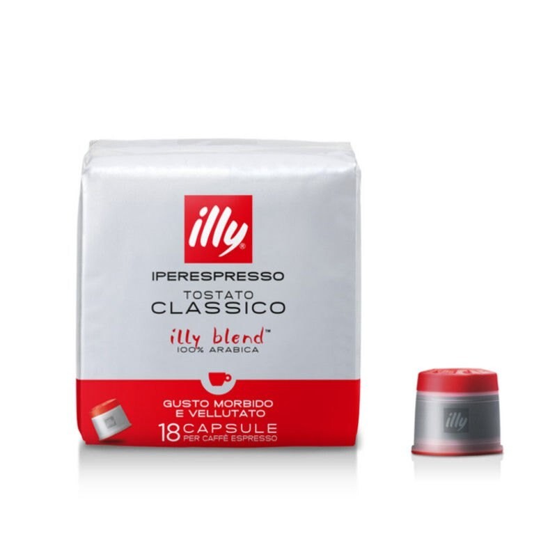 108 Capsule Cialde Caffè illy Iperespresso Tostato Classico ex Tostatura Media