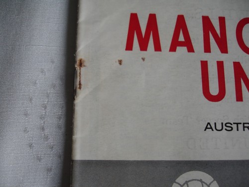 Manchester United 1967 Australian Tour Football Programme vs Northern NSW - Rare - Picture 5 of 6