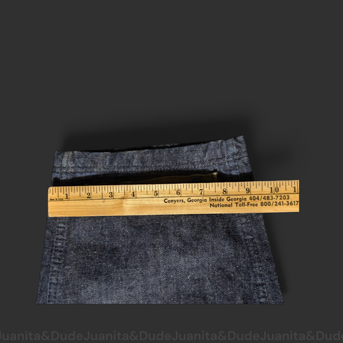 New Uncle FU Men Size XL WWII Navy Deck Marine Denim Bib Overall Rugged - Picture 8 of 14