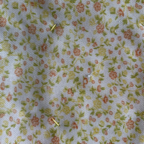 Trapunta rottami vintage 82"" x 73"", 9 patch, fatta a mano con inchiostrato motivo singolo - Foto 7 di 12