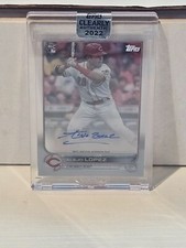 2022 Topps Clearly Authentic Alejo Lopez RC Rookie Auto Autograph #CAA-AL Reds