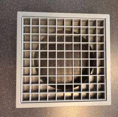 Graue Deckenwand Eierkiste Lüftungsgitter - Lüftergitter 4'' 100 mm