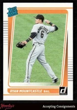 2021 Donruss #59 Ryan Mountcastle RR RC Baltimore Orioles