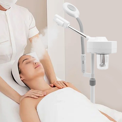 2in1 Facial Steamer w/5X Magnifying Lamp For Salon Spa Beauty Skin Care Home NEW - Afbeelding 1 van 20